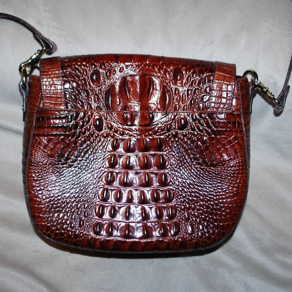 Brahmin Pecan Large Saddle Bag - Picture 5 of 11